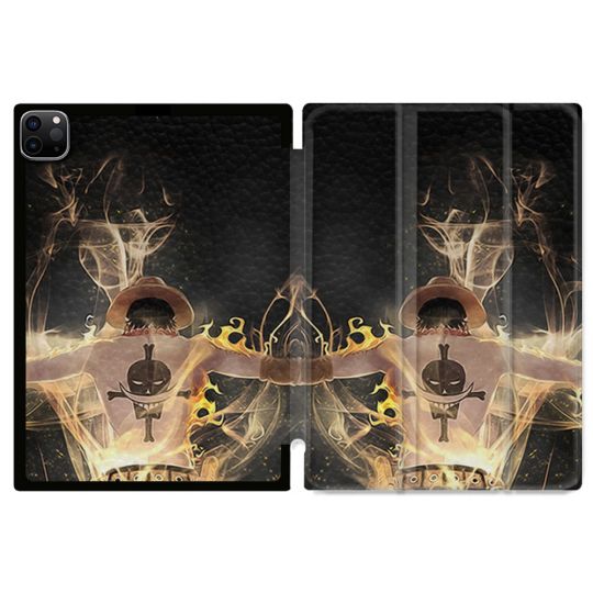 Coque Renforcée Pour Ipad Pro 13 M5 Manga One Piece Ace Noir