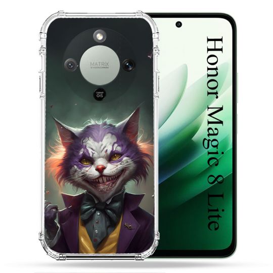 Coque Renforcée Pour Honor Magic 8 Lite 5G Animal Chat Joker