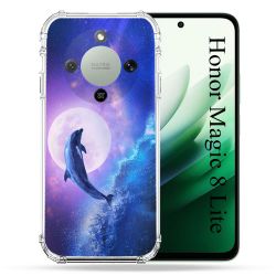 Coque Renforcée Pour Honor Magic 8 Lite 5G Animal Dauphin Vague