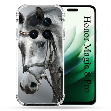 Coque Renforcée Pour Honor Magic 8 Pro 5G Animal Cheval Blanc
