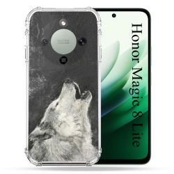 Coque Renforcée Pour Honor Magic 8 Lite 5G Animal Loup Hurlement