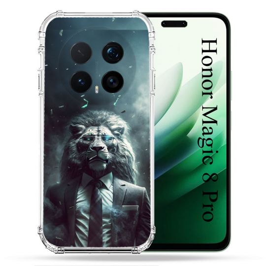 Coque Renforcée Pour Honor Magic 8 Pro 5G Animal Lion Business