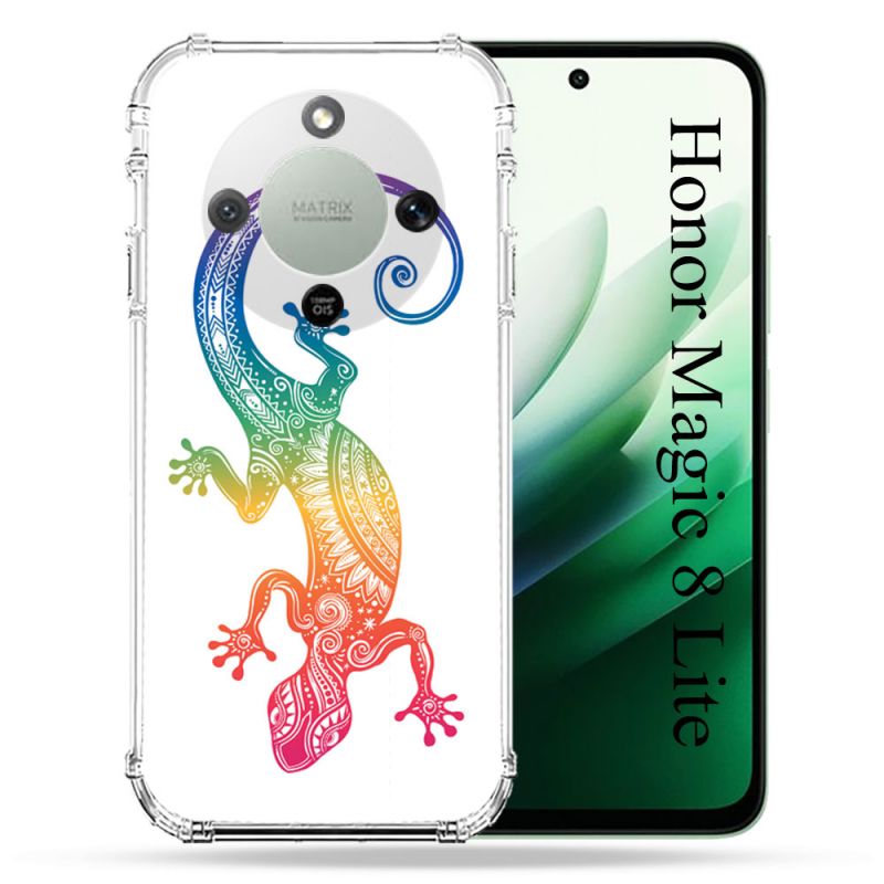 Coque Renforcée Pour Honor Magic 8 Lite 5G Animal Salamandre Color