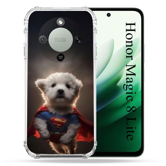 Coque Renforcée Pour Honor Magic 8 Lite 5G Animal Super Chien