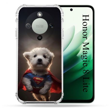 Coque Renforcée Pour Honor Magic 8 Lite 5G Animal Super Chien