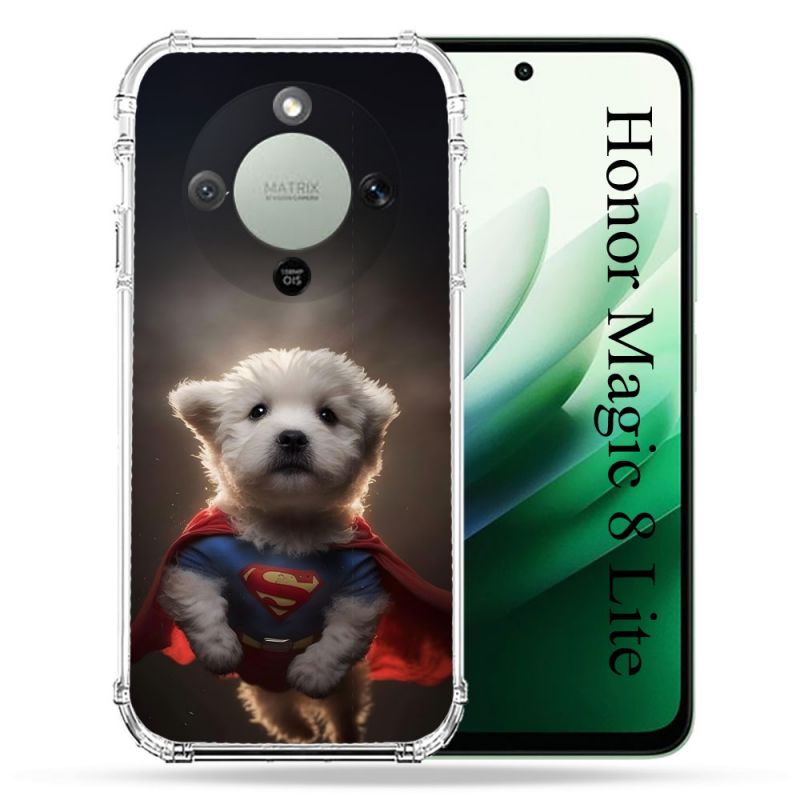 Coque Renforcée Pour Honor Magic 8 Lite 5G Animal Super Chien