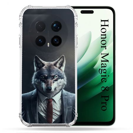 Coque Renforcée Pour Honor Magic 8 Pro 5G Animal Loup Business
