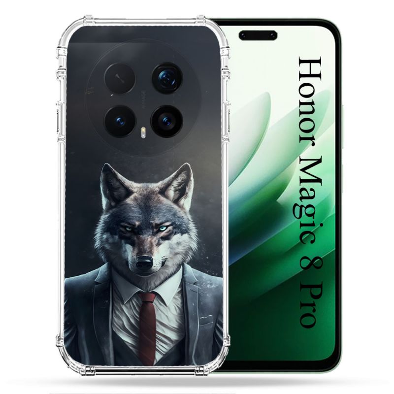 Coque Renforcée Pour Honor Magic 8 Pro 5G Animal Loup Business
