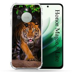 Coque Renforcée Pour Honor Magic 8 Lite 5G Animal Tigre Jungle