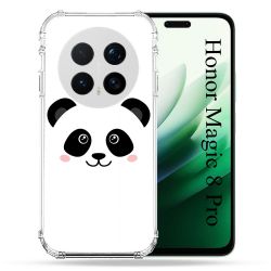 Coque Renforcée Pour Honor Magic 8 Pro 5G Animal Panda Blanc