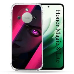 Coque Renforcée Pour Honor Magic 8 Lite 5G Arcane Jinx Rose