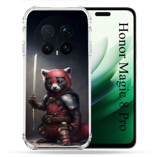 Coque Renforcée Pour Honor Magic 8 Pro 5G Animal Raton Samouraï