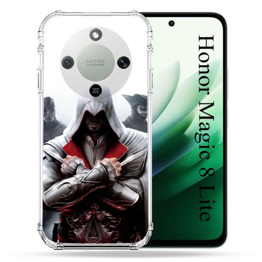 Coque Renforcée Pour Honor Magic 8 Lite 5G Assassin Creed Mask