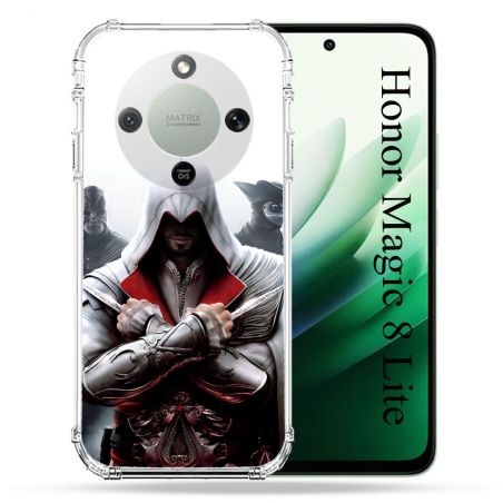 Coque Renforcée Pour Honor Magic 8 Lite 5G Assassin Creed Mask