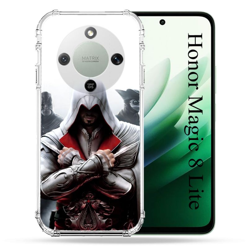 Coque Renforcée Pour Honor Magic 8 Lite 5G Assassin Creed Mask
