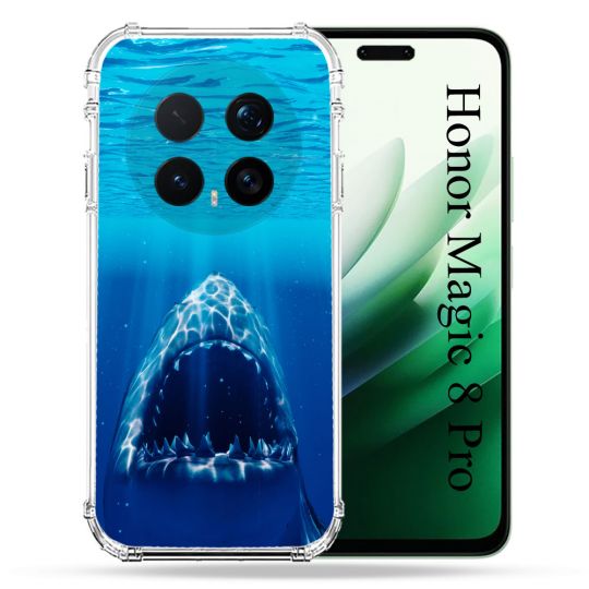 Coque Renforcée Pour Honor Magic 8 Pro 5G Animal Requin Dent