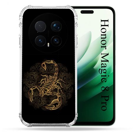 Coque Renforcée Pour Honor Magic 8 Pro 5G Animal Scorpion Fresque