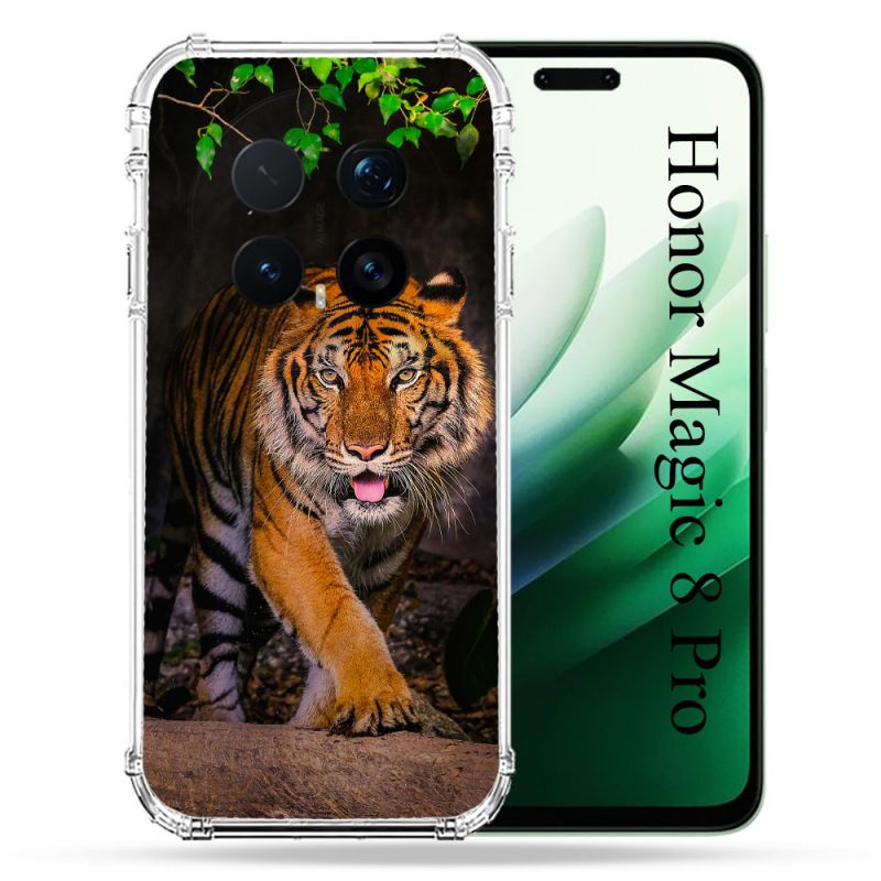 Coque Renforcée Pour Honor Magic 8 Pro 5G Animal Tigre Jungle