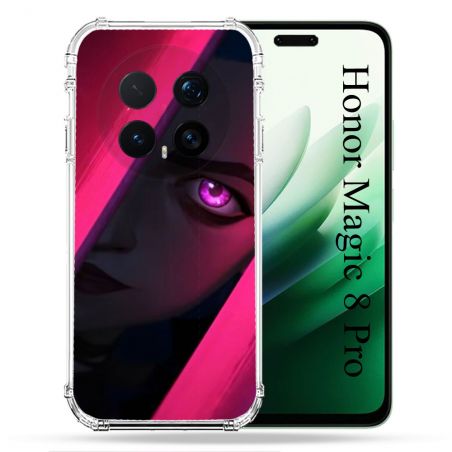 Coque Renforcée Pour Honor Magic 8 Pro 5G Arcane Jinx Rose