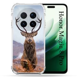 Coque Renforcée Pour Honor Magic 8 Pro 5G Chasse Chevreuil Montagne