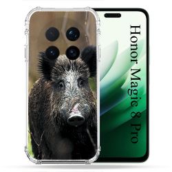 Coque Renforcée Pour Honor Magic 8 Pro 5G Chasse Sanglier bois