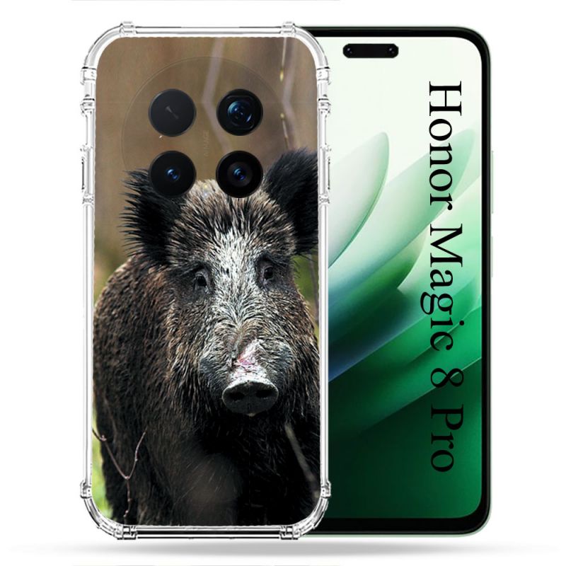 Coque Renforcée Pour Honor Magic 8 Pro 5G Chasse Sanglier bois
