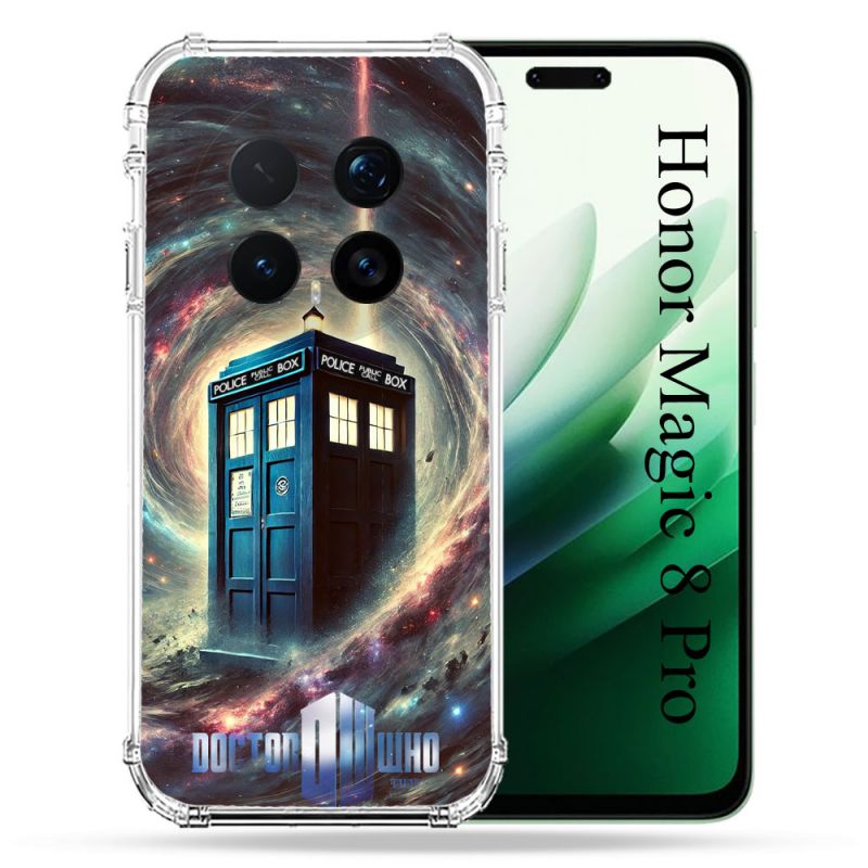 Coque Renforcée Pour Honor Magic 8 Pro 5G Dr Who Tardis Univers