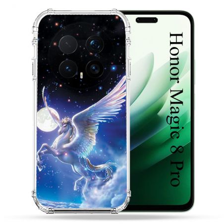Coque Renforcée Pour Honor Magic 8 Pro 5G Fantastique Licorne Céleste