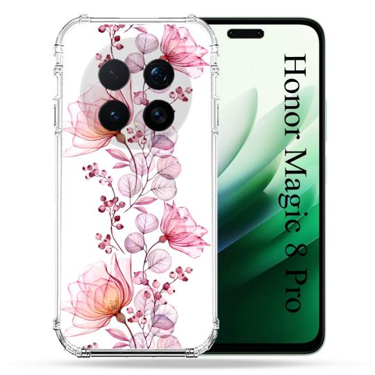 Coque Renforcée Pour Honor Magic 8 Pro 5G Fleur Eclosion