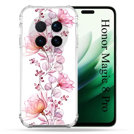 Coque Renforcée Pour Honor Magic 8 Pro 5G Fleur Eclosion