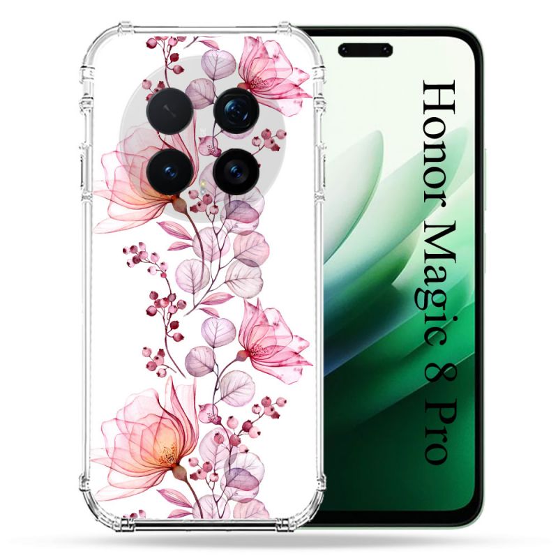 Coque Renforcée Pour Honor Magic 8 Pro 5G Fleur Eclosion