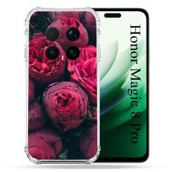 Coque Renforcée Pour Honor Magic 8 Pro 5G Fleur Pivoine