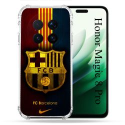Coque Renforcée Pour Honor Magic 8 Pro 5G Foot FC Barcelone Vintage