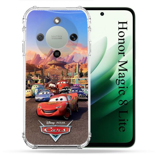 Coque Renforcée Pour Honor Magic 8 Lite 5G Cars Affiche