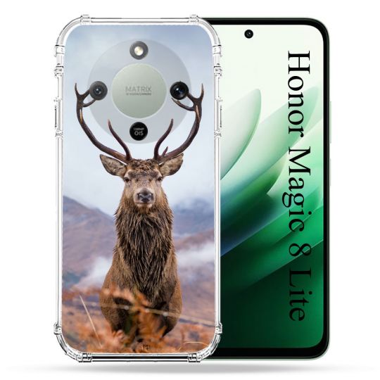 Coque Renforcée Pour Honor Magic 8 Lite 5G Chasse Chevreuil Montagne