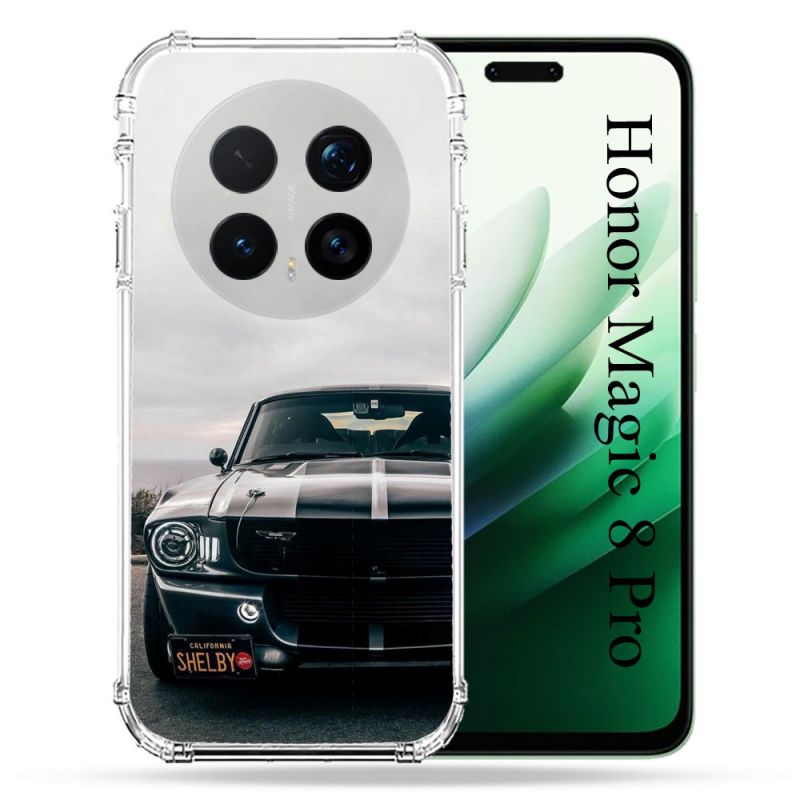 Coque Renforcée Pour Honor Magic 8 Pro 5G Ford Mustang GT500 Vintage