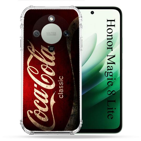 Coque Renforcée Pour Honor Magic 8 Lite 5G Coca Cola Classique