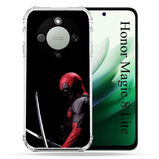 Coque Renforcée Pour Honor Magic 8 Lite 5G Deadpool Epee