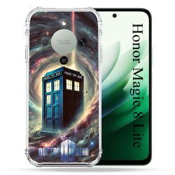 Coque Renforcée Pour Honor Magic 8 Lite 5G Dr Who Tardis Univers