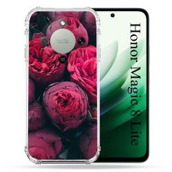 Coque Renforcée Pour Honor Magic 8 Lite 5G Fleur Pivoine