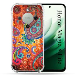Coque Renforcée Pour Honor Magic 8 Lite 5G Fleur Psychedelic