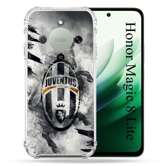 Coque Renforcée Pour Honor Magic 8 Lite 5G Foot Juventus Turin
