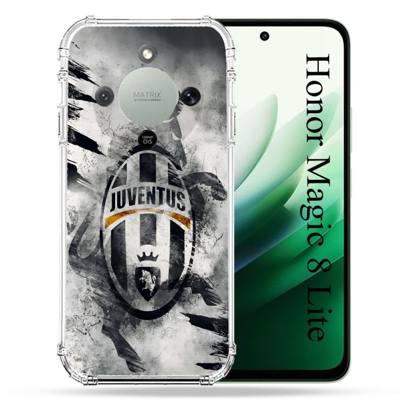 Coque Renforcée Pour Honor Magic 8 Lite 5G Foot Juventus Turin