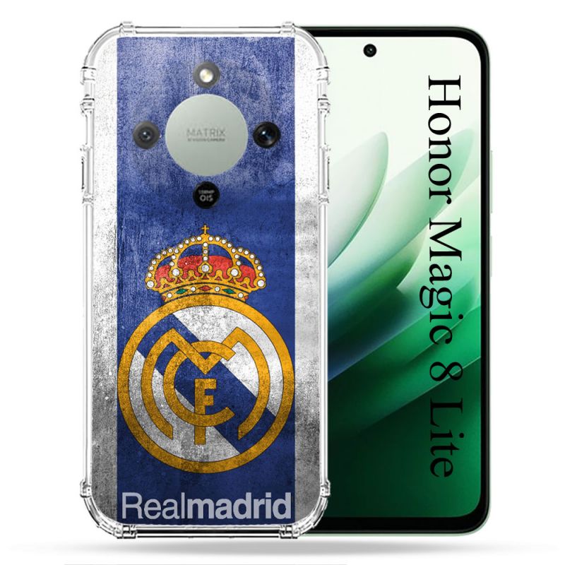 Coque Renforcée Pour Honor Magic 8 Lite 5G Foot Real Madrid
