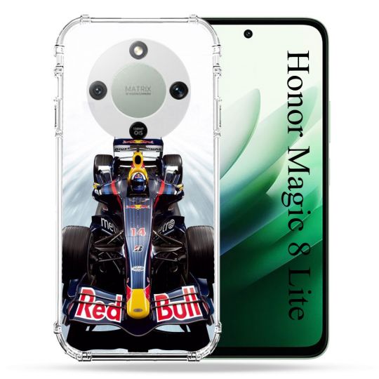 Coque Renforcée Pour Honor Magic 8 Lite 5G Formule 1 F1 Red Bull