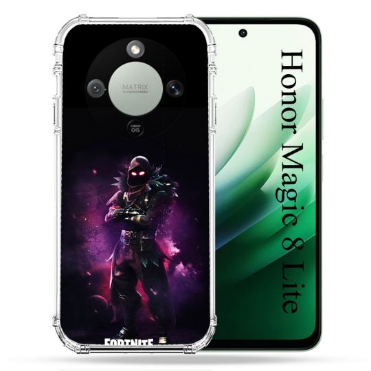 Coque Renforcée Pour Honor Magic 8 Lite 5G Fortnite Raven