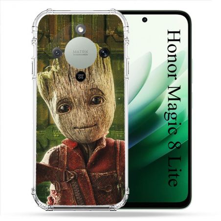 Coque Renforcée Pour Honor Magic 8 Lite 5G Groot Vert