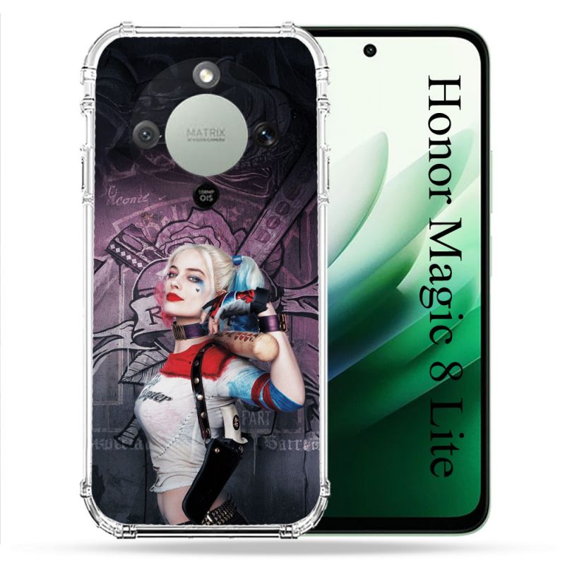 Coque Renforcée Pour Honor Magic 8 Lite 5G Harley Quinn Batte