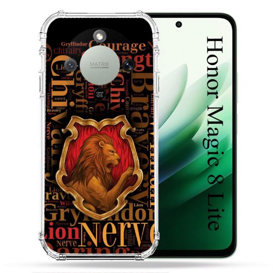 Coque Renforcée Pour Honor Magic 8 Lite 5G Harry Potter Griffondor
