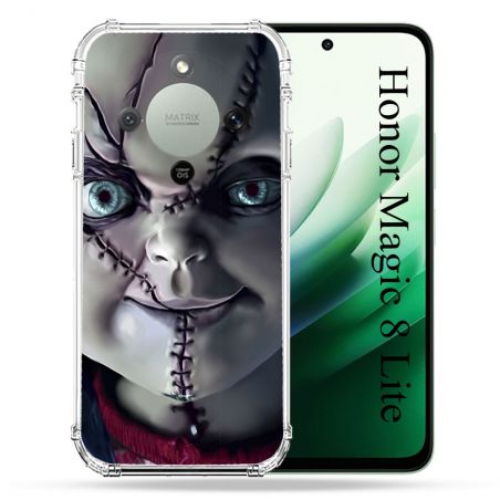Coque Renforcée Pour Honor Magic 8 Lite 5G Horreur Chucky Cicatrice